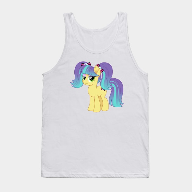 Pixel Pizzazz pony Tank Top by CloudyGlow